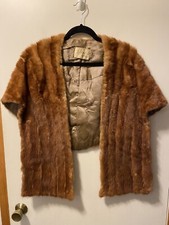 Vintage IJ Fox Boston fur wrap Brown