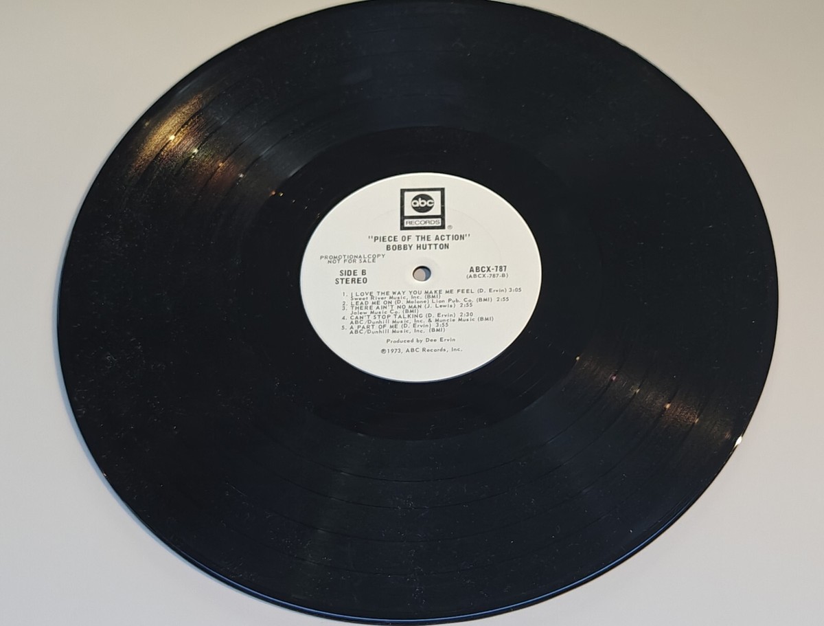 Bobby Hutton - Piece Of The Action LP - Inc 