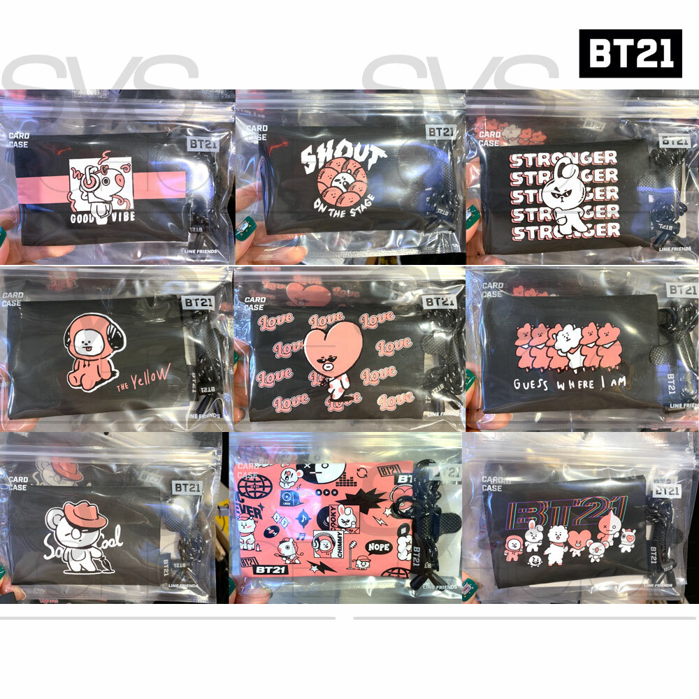 BTS BT21 Official Authentic Goods Card Wallet Music Ver 8.5