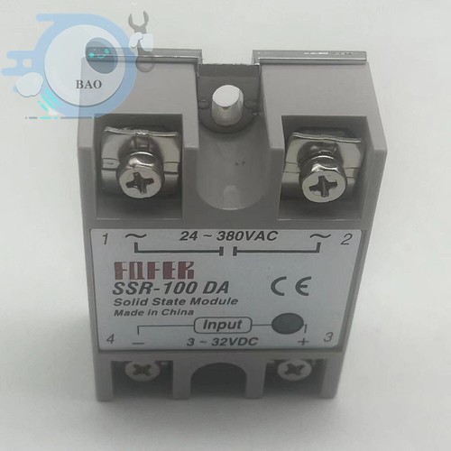 SSR-100 DA Single Phase DC to AC Solid state Relay 3-32VDC 24-380VAC SSR-100DA - Picture 2 of 6