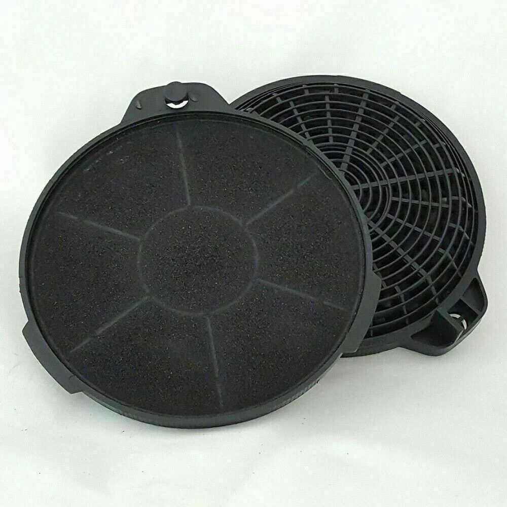 Filter Cooke Lewis CLCGS60 Inox Curved Cooker Hood Extractor Fan Carbon 2 Pack
