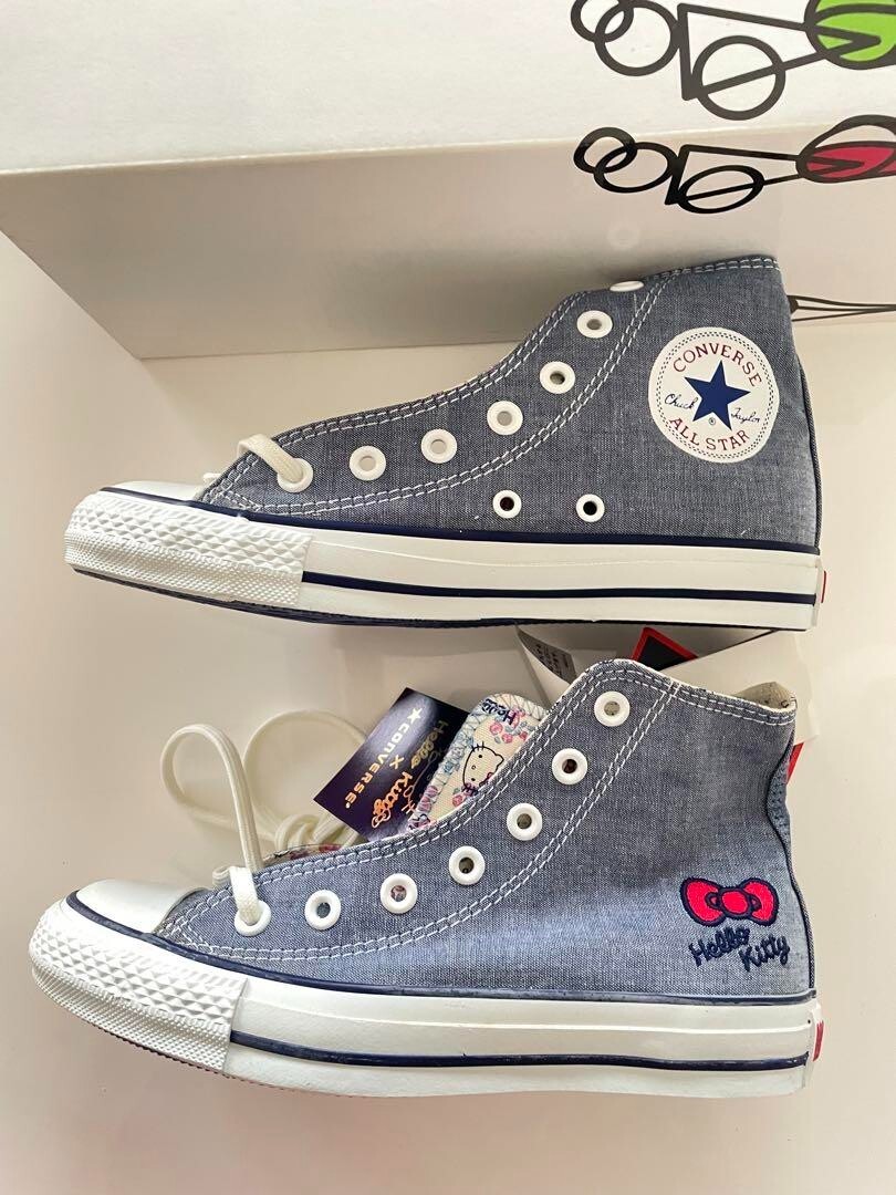 Sanrio Hello kitty × converse collab shoes 2013 limited sneakers - Main Image