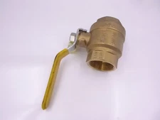 Apollo 94A-107-01 Full Port Brass Ball Valve 1-1/2" Threaded Ends Inlet FNPT