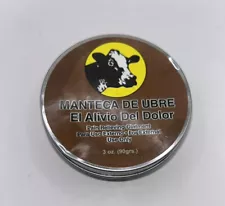 Manteca De Ubre Vaquita Pain Relieving Ointment Muscle Pain UDDER BALM 3oz