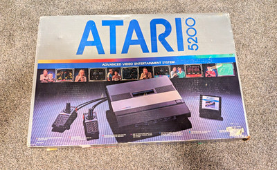 Atari 5200 Home Console System w/ Original Box, Controllers/Cables, Star Raiders