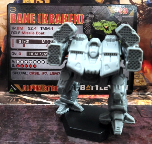 Battletech Bane mech + Alpha Strike cards Scouring Sands Aces | eBay