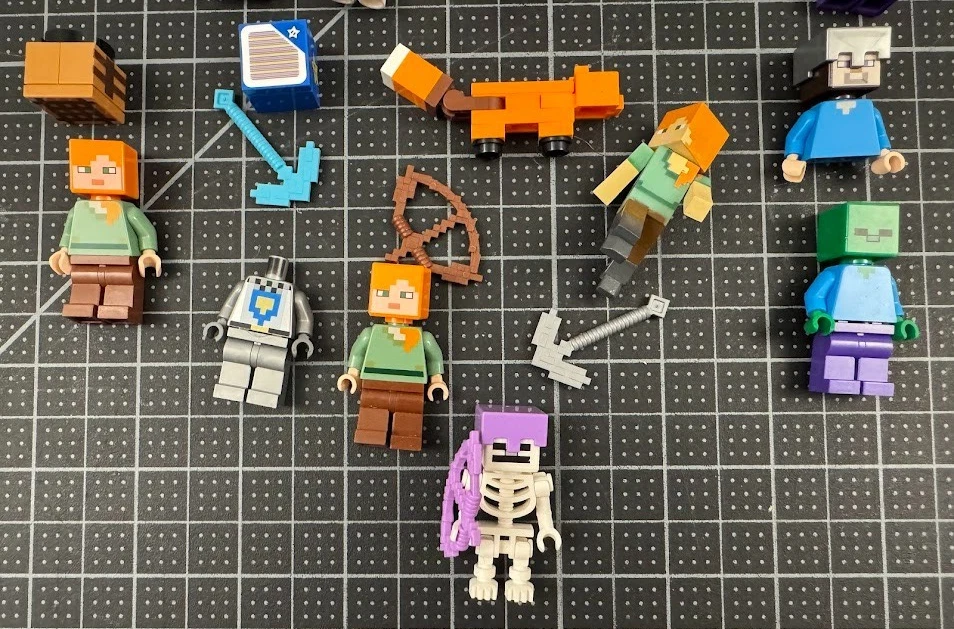 LEGO Minecraft Lote de 20 Minifiguras FOX Esqueleto DRAGON SLAYER Oveja Blanca ++++ Foto 4 de 4