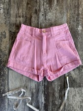 Shein pink high waisted jean shorts - 28 6