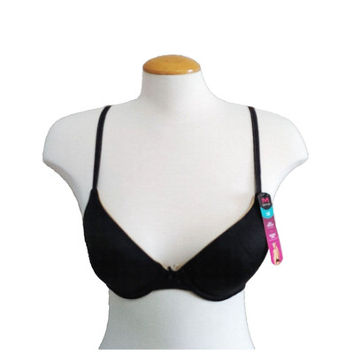 Maidenform Comfort Devotion Demi T-Shirt Bra 32C Womens 4 Way Stretch Cup Black