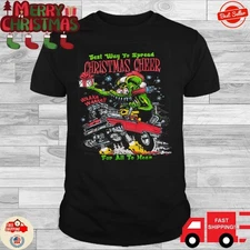 Rat Fink Ed Big Daddy best Way to Spread Christmas T Shirt Full Size S-5XL
