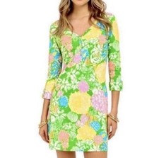 Lilly Pulitzer Palmetto Dress Hibiscus Green Size Small