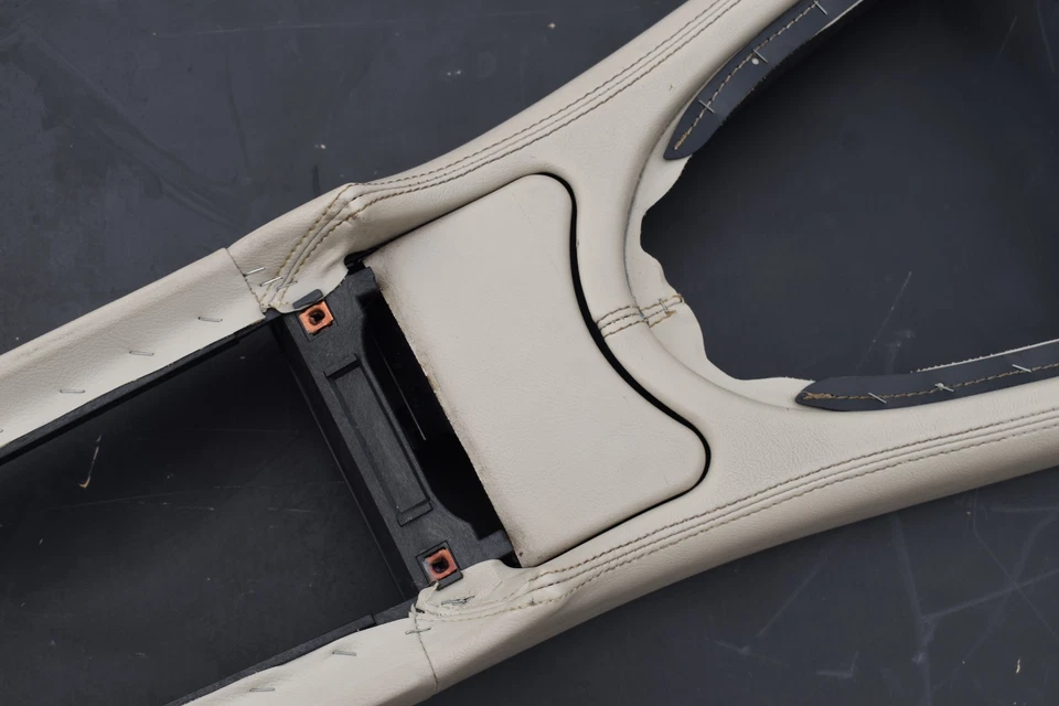 Jaguar XK8 1998-2000 consola central beige reposabrazos panel de ajuste OEM Foto 2 de 4