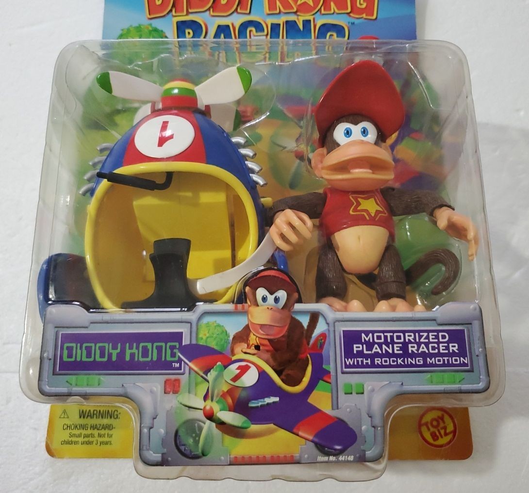 ディディーコングレーシング N64 ディディーコング トイビズ1999 1999 ToyBiz Nintendo Diddy Kong Racing Motorized Plane Racer