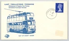 GB QEII *Last Trolleybus* Teesside 1971 CDS Commemorative Cover 3p Machin XE232