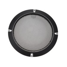 Grill Cover 5" 153mm Mesh Decorative Circle Subwoofer Guard Protector Black