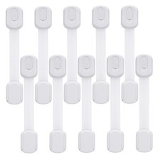 Goodv Child Safety Cabinet Locks 10 Pack Baby Proofing Latches to Drawer Doo...