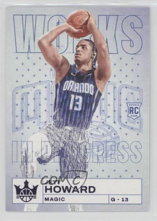 2023 Panini Court Kings Works in Progress Violet /49 Jett Howard Rookie RC wq8