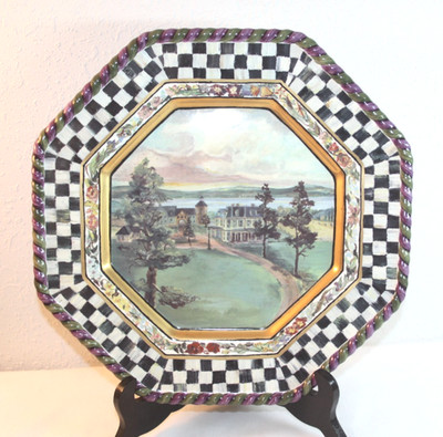 MacKenzie Childs Ltd. - MacLachlan Second Edition - Dinner Plate 11 3/4''