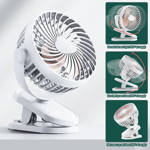 NEW Neck Fan USB Portable Fan Rechargeable Portable Cooler Neckband Bladeless UK - Picture 93 of 107