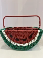 California Watermelon Serving Basket Utensils/Silverware Caddy. It's picnic time