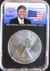 2016 American Eagle NGC MS-70 President Trump Vtg Bullion-0.999 Silver 1 Oz Coin