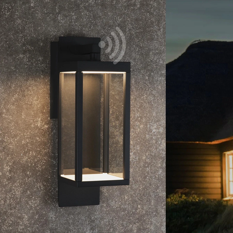 Aplique de pared exterior linterna sensor de anochecer a amanecer 13W 800Lm Foto 4 de 4