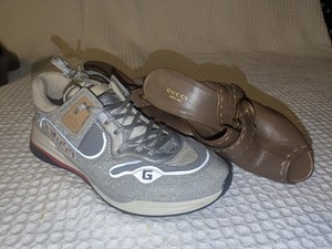 Gucci Salvage Lot - Single Ultrapace Sneaker Sz 11 & Broken Horsebit Mules 39.5