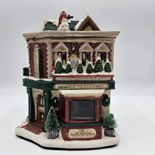 Lemax Mary’s Restaurant Coffee Shop Lighted Village Building FLAW Chips No Cord