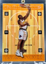 MINT 1998-99 UPPER DECK ROOKIE WATCH ANTAWN JAMISON 315 BASKETBALL CARD. rookie card picture