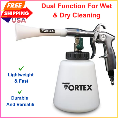 #ad #ad Vortex I Air Cleaning Gun Deep Cleans Auto Interiors amp; Exteriors Dual Function $100.66
