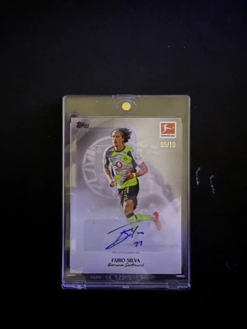 Topps International Stars Bundesliga Fabio Silva Auto /10 Dortmund