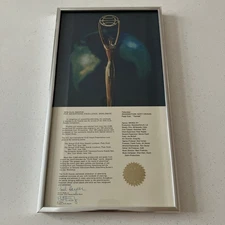 1975 CLIO Awards Television Advertising Pepsi-Cola “Harvest” BBDO Framed Award