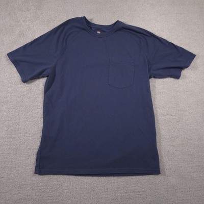 Rugged Elements Shirt Mens XL Blue Pocket Workwear Durable Utility Tee