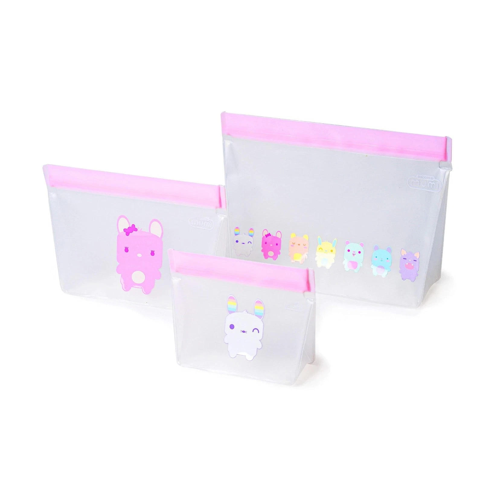 Piccolo Reusable Zip Up Bags – Set of 3 Silicone Zip lock Bags | Reusable Zip...
Opens in a new wind