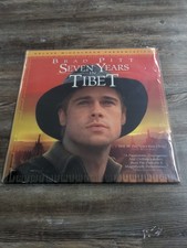 Seven Years in Tibet Laserdisc Brad Pitt Widescreen Laser Disc VG Condition