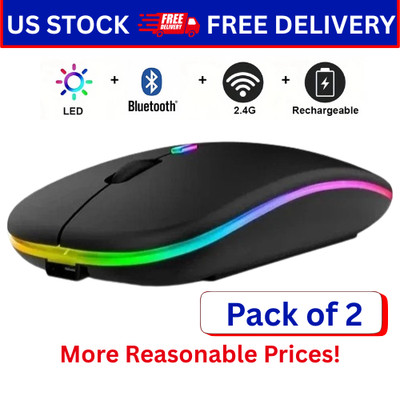  Wireless Optical Mouse Mice 2.4GHz USB Receiver For Laptop PC Computer DPI lot