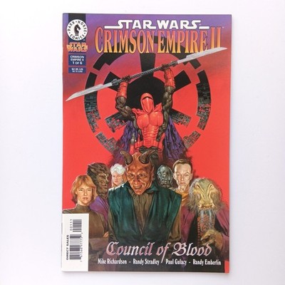 Star Wars Crimson Empire II #1 1998 , 1st App. Nom Anor, Dark Horse Z 1+ VF+