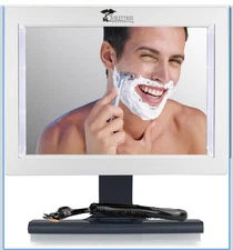 NEW ToiletTree Regular Fogless Shaving Mirror Bright by LED Lights Anti-Fog