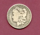 1887 O Morgan Silver Dollar