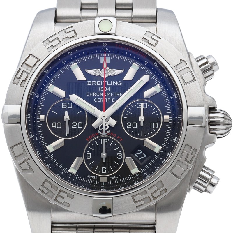 Breitling Chronomat 44 AB0110 / A010B08PA Stainless Steel 44mm #LPW3463