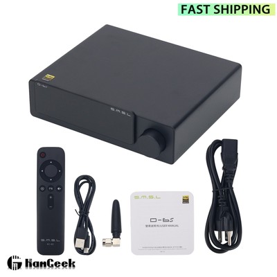 SMSL D6S DAC ES9039Q2M Bluetooth5.1 Support f/ XMOS MQA HiFi Audio Decoder