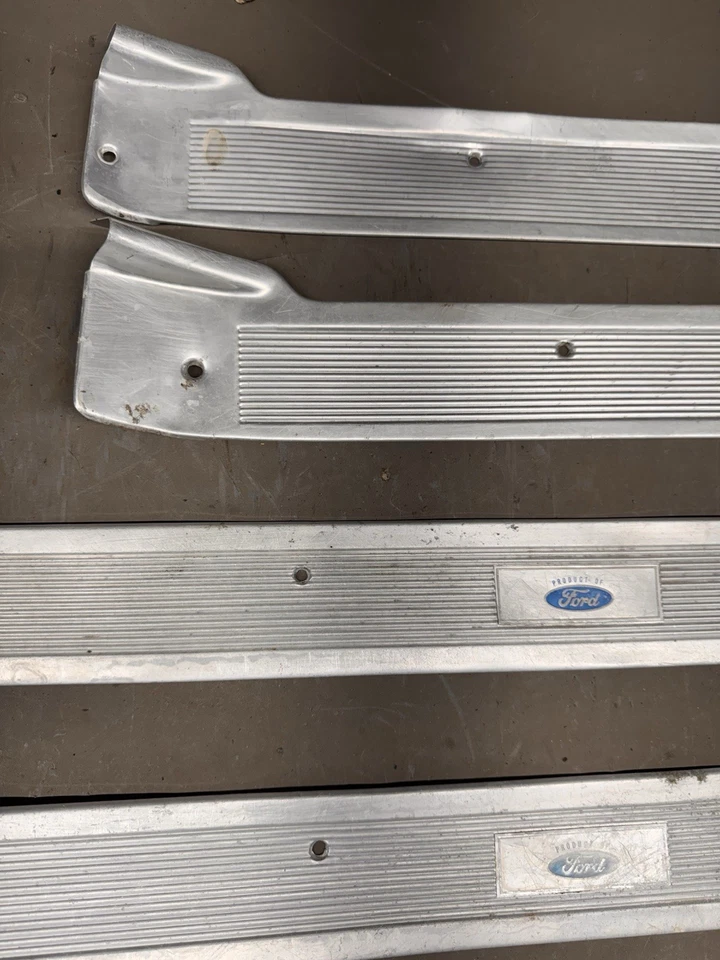 Ford Galaxie 1965-1968 4 puertas alfombra molduras placa alféizar Mercury Park Lane Foto 4 de 4