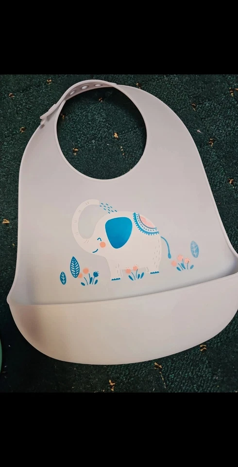 3er Set Baby Silikon Lätzchen Wasserdicht - Bild 4 von 4