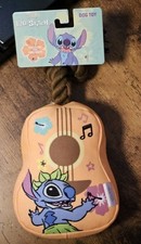 NEW DISNEY Lilo And Stitch Ukulele Tug Rope Squeaker Dog Toy 