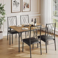 Dining Table Set for 4 Modern Dining Table and Chairs Set 4 Chairs Dining Room