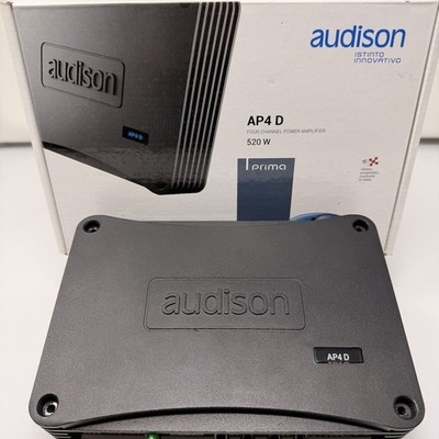 Audison AP4 D Prima Series 4-Channel Amplifier 4 x 70W 4-Ohms- TESTED!