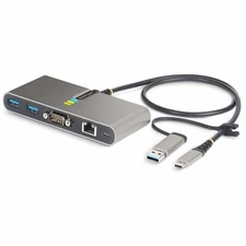 StarTech 2-Port USB-C Hub with Gb Ethernet and RS232 FTDI Serial