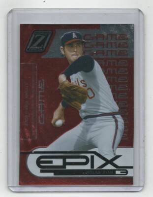 2005 Donruss Zenith Epix Orange Game * Nolan Ryan * #E-24 * S/N 406/500