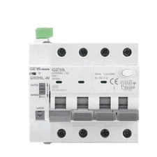 GEYA WIFI Tuya Controller Smart RCBO AC Type 4P AC230V 16/25/40A 30/100/300mA