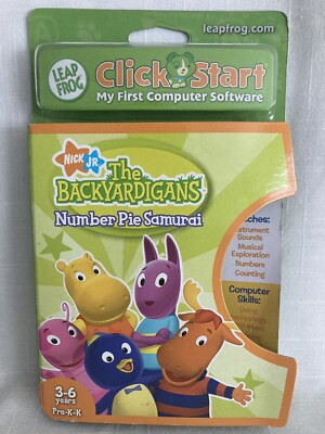 NEW Leap Frog Click Start My 1st Computer: The Backyardigans Number Pie Samurai